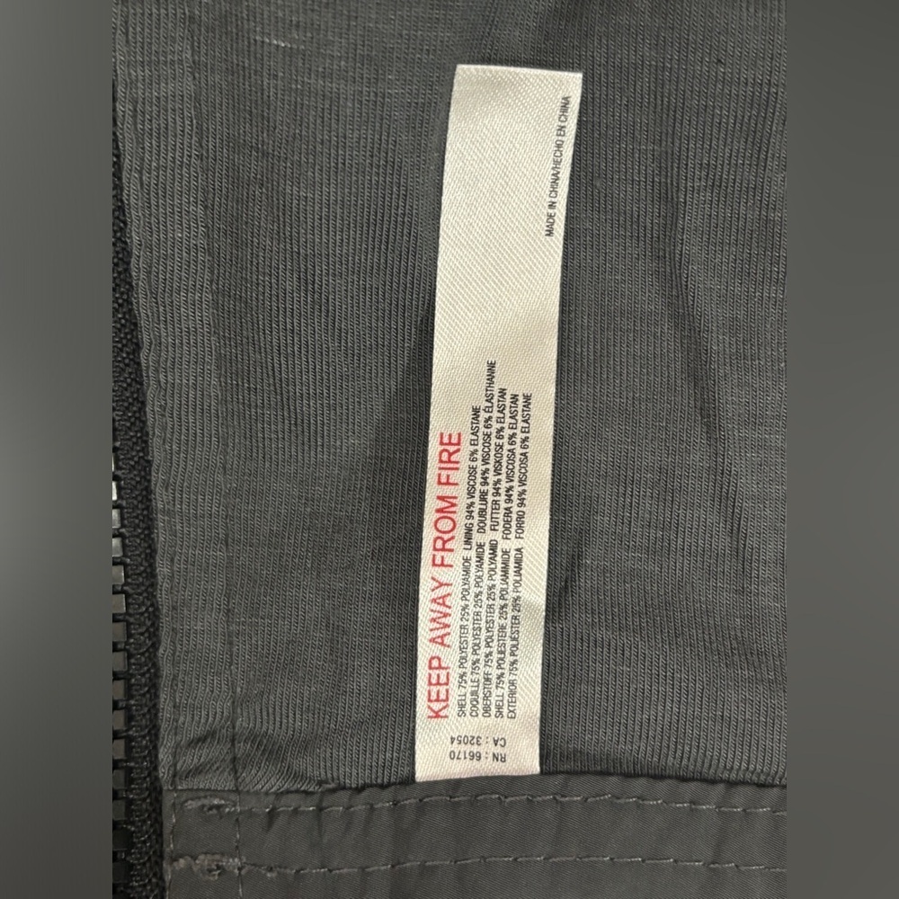 Free People Movement Nova Gray Lined Zip Up Wide Leg High Rise Athletic … - Picture 13 of 13
